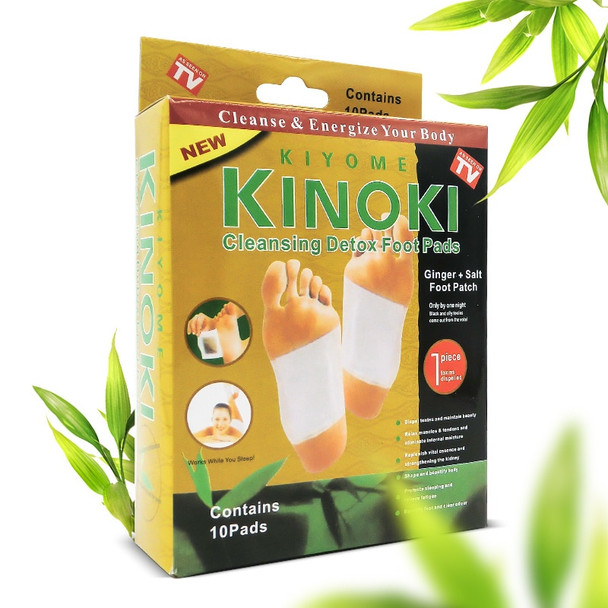 Retail box GOLD Premium Kinoki Detox Foot Pads Cleanse Energize Your Body(1lot=10Box=200pcs=100pcs Patches+100pcs Adhesive) 2017