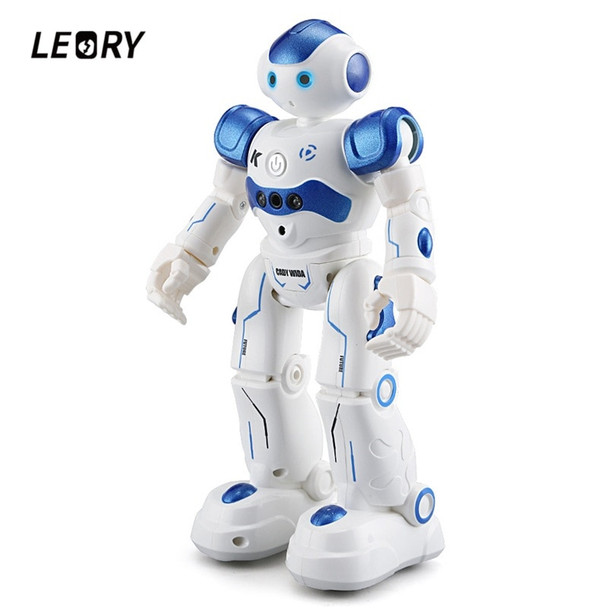 LEORY RC Robot Intelligent Programming Remote Control Robotica Toy Biped Humanoid Robot For Children Kids Birthday Gift Present 