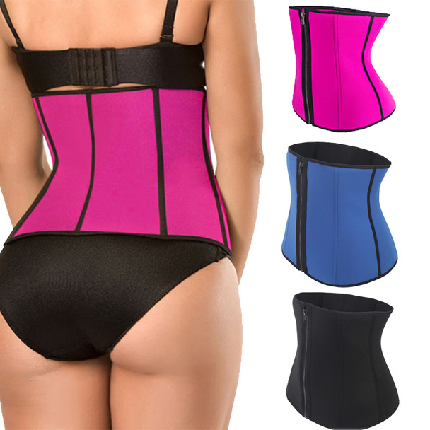 FLORATA Body Shapers Unisex Waist Cincher Trimmer Tummy Slimming Belt Latex Waist Trainer Men Women Postpartum Corset Shapewear