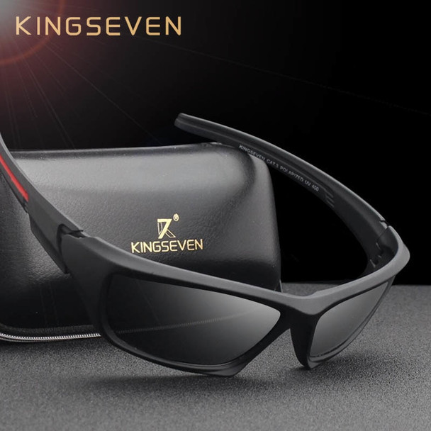 KINGSEVEN Fashion Polarized Sunglasses Men Luxury Brand Designer Vintage Driving Sun Glasses Male Goggles Shadow UV400 