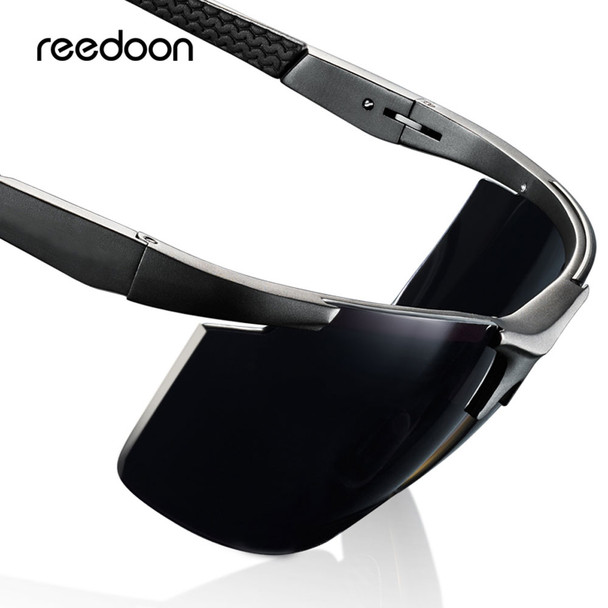 Reedoon Polarized Sunglasses HD Lens UV400 Metal Frame Male Sun Glasses Brand Designer Driving Goggles For Men Fishing Sport