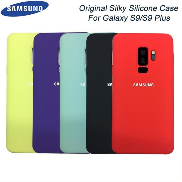 Original Samsung Galaxy S9/S9 Plus Liquid Silicone Case Silky Soft-Touch Finish Back Protective Cover For Samsung S9+ Phone