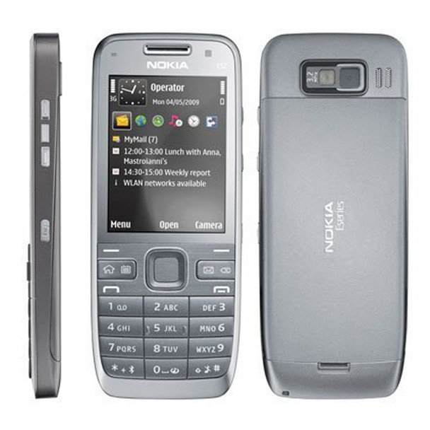 100% Original Nokia E52 Mobile Phone 3G Wifi Unlocked Russian Keyboard Arabic Keyboard E52 Cellphones