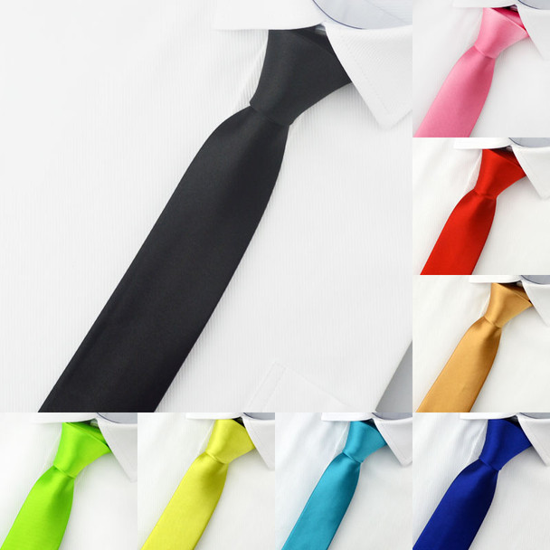 Slim Narrow Black Tie For Men 5cm Casual Arrow Skinny Red Necktie Fashion Man Accessories Simplicity For Party Formal Ties Mens