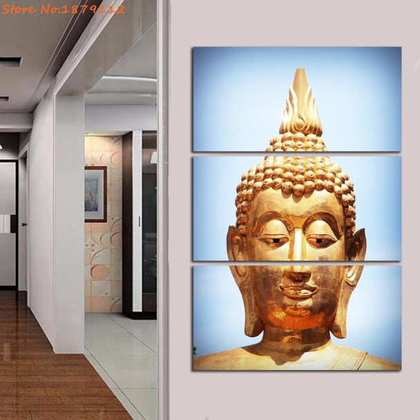 3 Panels Modern Wall Canvas Buddha Kinds of Lord Unframed Painting Home Decorative Art Picture Paint On Canvas Prints Poster