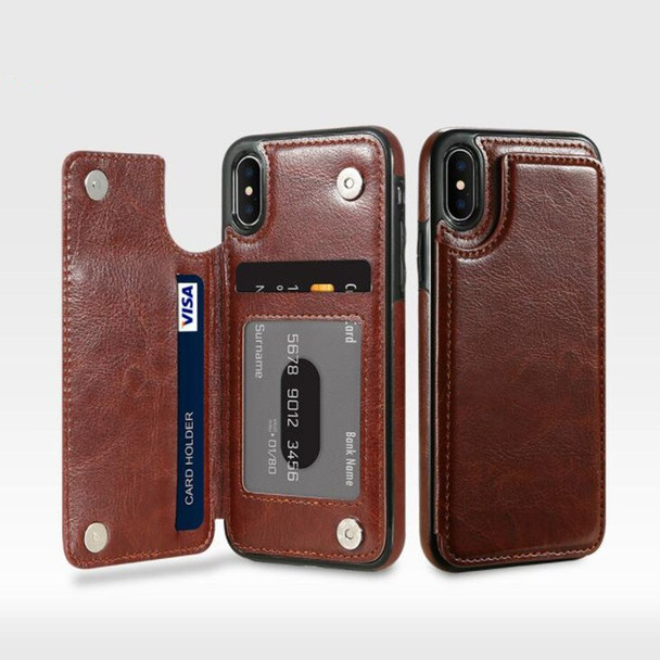 Card package mobile phone case For Samsung Galaxy S10 S9 S8 Plus S7 Edge Note 9 8 Shockproof business Leather case Back Cover