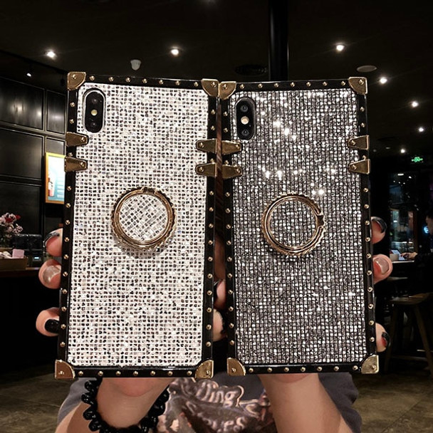 Selfan women luxury glitter case For iPhone 6 s 7 8 Plus XS XR XSMAX Samsung S8 S9 S10 plus Hard Coque bling case trunk Fundas