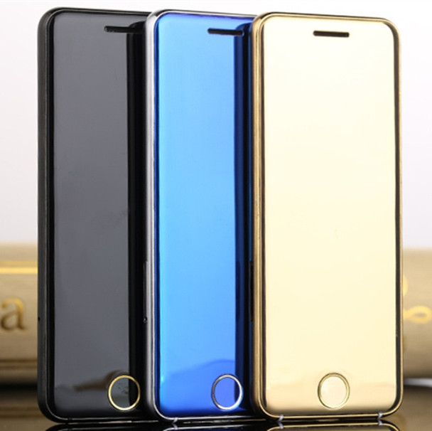 Original Ulcool V6 V66 Luxury Super Mini Ultrathin Card Phone 1.67'' Mobile Cellphone Bluetooth Dialer Free Case+earphone