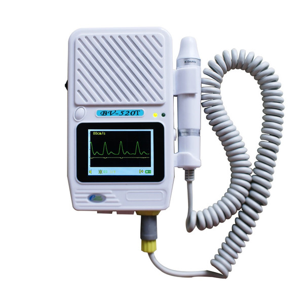 Bidirection Vascular Doppler Lcd Display Blood Flow Rate BV520T Plus Doppler Vascular Ultrasound 8Mhz Probe Health Care Tool