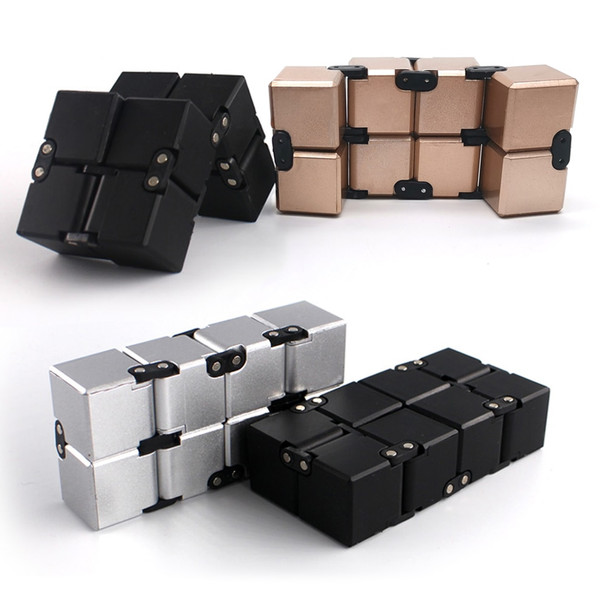  Original Infinity Cube Antistress Include Metal High Quality EDC Creative Antistress Cube Toy Hand Spinner Adult ADHD Oyuncak