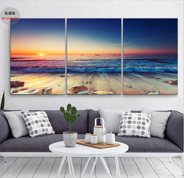 Modular Pictures 3 Panel Canvas Oil Painting Wall Art Picture Home Decoration Pictures For Living Room Print Paintings No Frame 