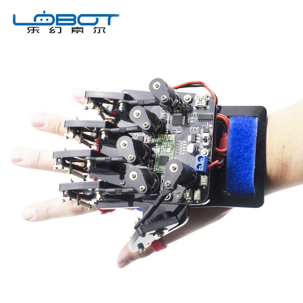 Open Source Somatosensory Gloves Wearable Mechanical Gloves Exoskeleton Body Control Robot Arduino Control