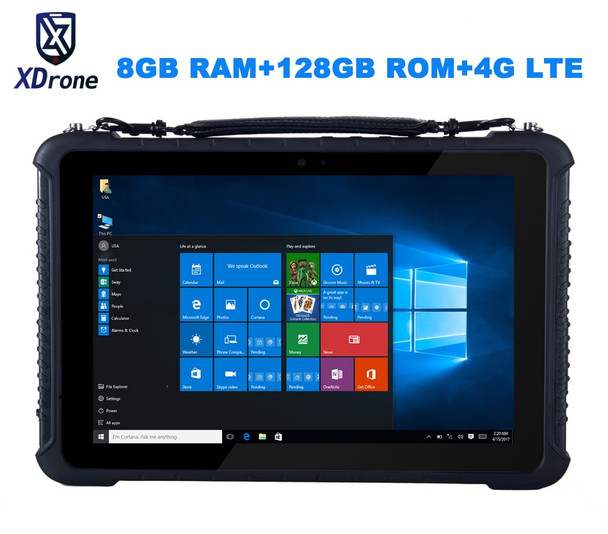 Original K16T Rugged Windows Diagnostic Tablet PC Waterproof Industrial Computer M3-7Y30 8GB RAM 128GB ROM 10.1" High precision