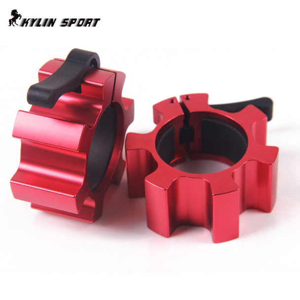 50mm Fit Fitness Equipment Weightlifting Dumbbell Accessories Barbell Pole Weight Buckle Security 4 Colors