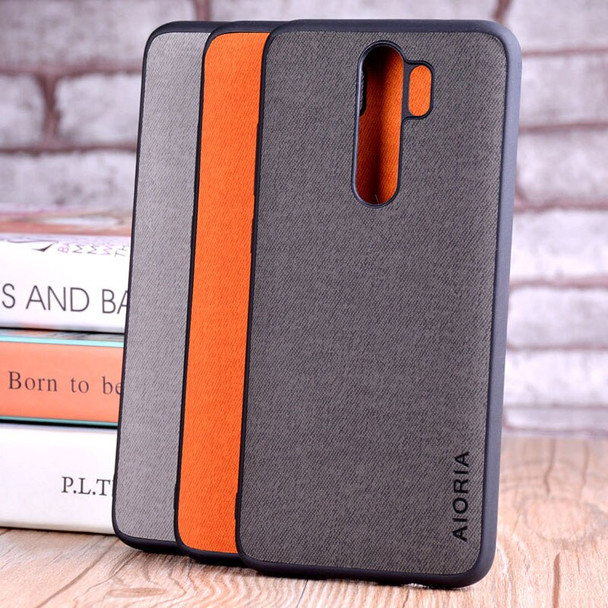 Case for xiaomi redmi note 8 pro coque Luxury textile Leather skin soft TPU hard PC phone cover for redmi note 8 case funda capa