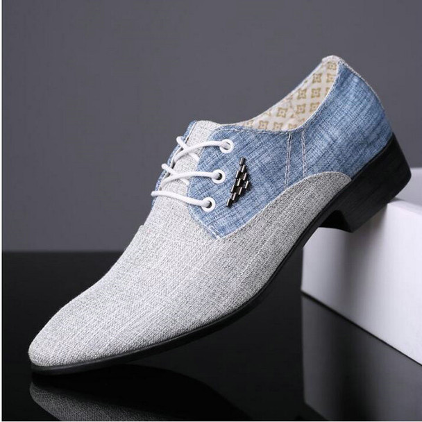 BIG SIZE 38-45  British fashion Men wedding Business dress shoes man Pointed toe brogue Bullock  office footwear shoes LE-03