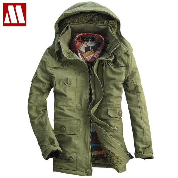  Hot Style Men's Winter Coat Mens cotton-padded Outerwear Warm thick Fleece Jacket Cotton faux lambs wool overcoat Big size S-5XL