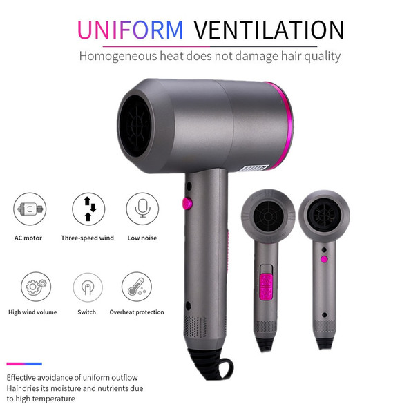 Lescolton Constant Temperature Control leafless Electric Hair Dryer Bladeless Household Hair Blow Dryers Better Than Xiaomi mi
