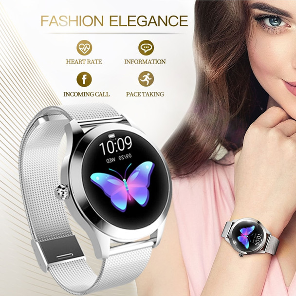 KW10 band IP68 Waterproof Smart Watch Women Lovely Bracelet Heart Rate Monitor Sleep Monitoring Smartwatch Connect IOS Android