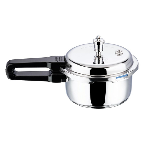 Vinod Platinum Triply Stainless Steel Pressure Cooker- 3 Ltr (Induction Friendly)