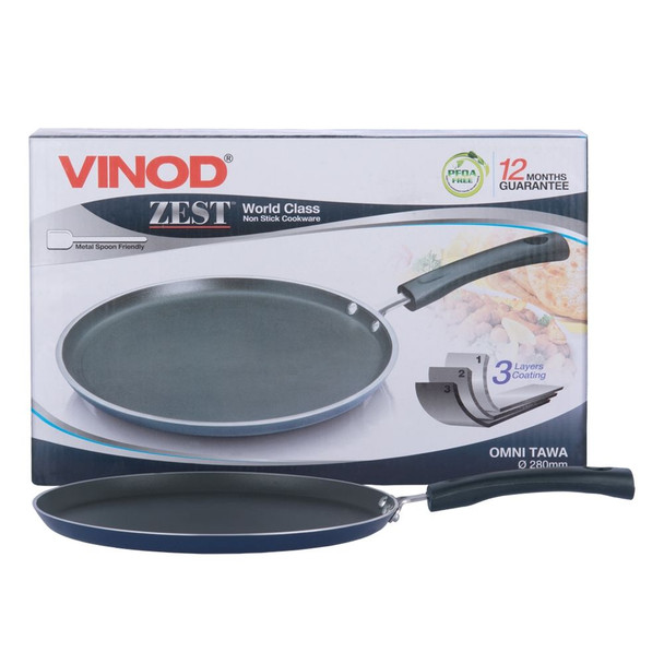 Vinod Zest Non-Stick Dosa Tawa - 28 Cm