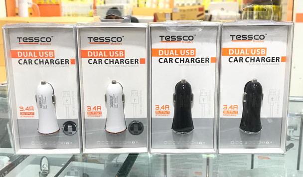  Tessco 3.4A USB Car Charger (DC-253) for Android Devices