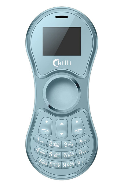 Spinner Keypad Phone-Chilli K-130 Credit/debit  Card Size Spinner Mobile With Bluetooth Dialer Smooth Keypad Phone