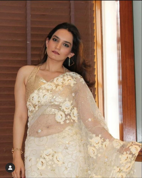 Presenting New 2021 Latest Nylon Soft Mono Net Designer Saree Blouse
