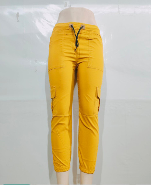 New 2021 Beautiful and Hot Looking for Toko Pent with Cargo Style-Yellow (Size-30)