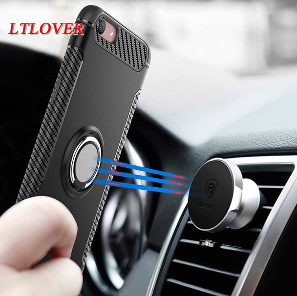 Coque For OPPO A59 Phone Bags Finger Ring Holder Stand Magnetic Car TPU + PC Phone Case For OPPO F1s A59 Cases Back Cover Fundas