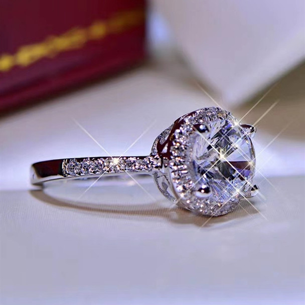 925 Sterling Silver Excellent Cut Pass Diamond Very Sparkling Moissanite Rings