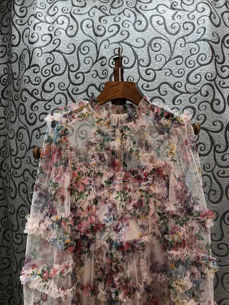 Women's Long Dress Wedding Party Ladies Charming Floral Print Maxi Dress