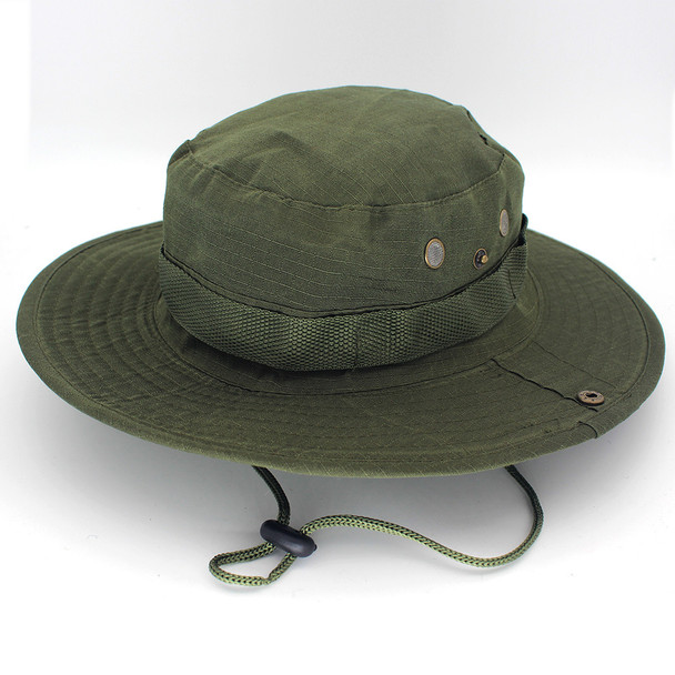 Sun Protection Cowboy Plain Fisherman's Hat Foldable Camouflage Beach Hats