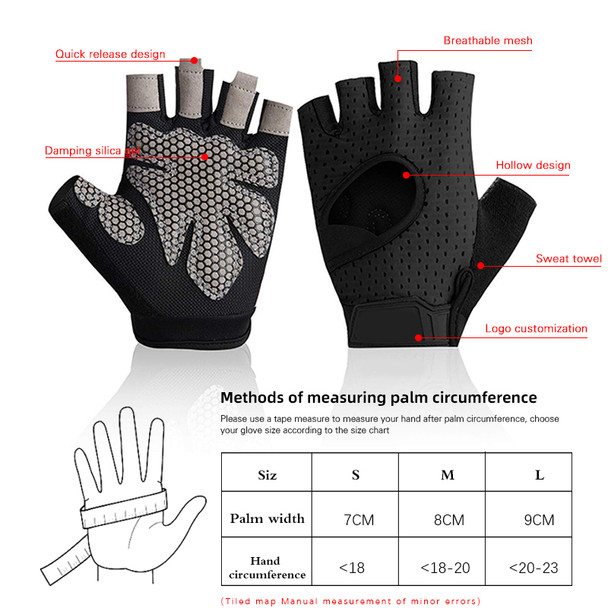 Half Finger Bicycle Bike Gym Other Sport Gloves for Women Men