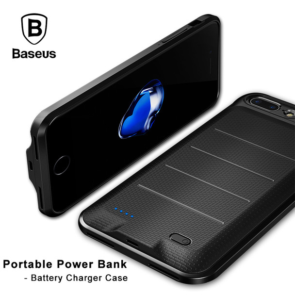 Baseus Battery Charger Case For iPhone 6 6s 7 Plus 2500/3650mAh Portable External Battery Backup Power bank Case for iPhone 7