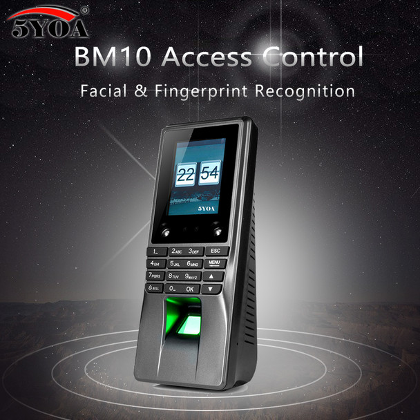BM10 Biometric Facial Face Fingerprint Access Control Time Attendance Machine