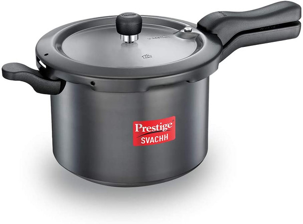  Prestige Svachh Pressure Cooker 7.5-Liter, Black