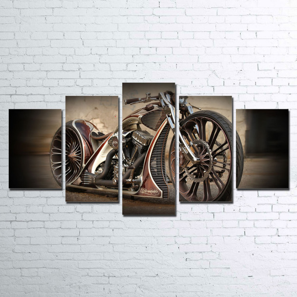 Thunderbike-V2 5 PIECE CANVAS SET FOR LIVING ROOM