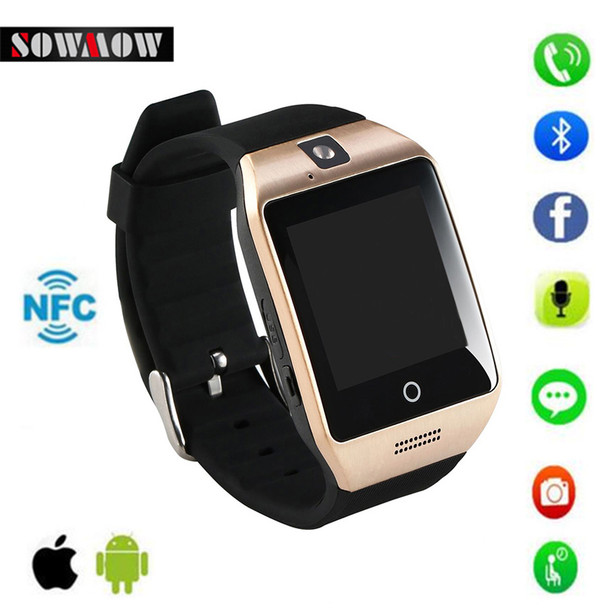 SOWMOW Bluetooth Smart Watch Phone clock Q18S with Camera sim wearable devices for Android IOS consumer electronics Smartwatch