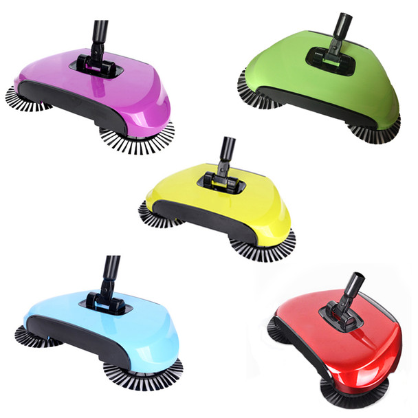  Stainless Steel Sweeping Machine Push Type Magic Broom Dustpan Handle Household Vacuum Cleaner Hand Push Sweeper Floor Robotic