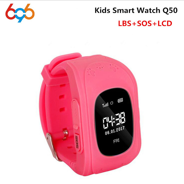 Q50 Kids Smart Watch with LBS Positioning LCD Color Display Multiple Languages Kids smartwatch with SOS Button for Help