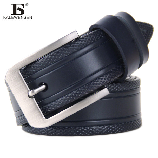 High quality men's genuine leather belt designer belts men luxury strap male belts for men fashion vintage pin buckle for jeans 