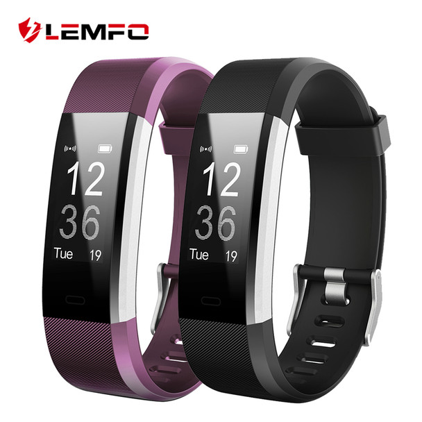 LEMFO ID115 HR Plus Smart Bracelet Fitness and Sleep Tracker Pedometer Heart Rate Monitor Smart band Wristband