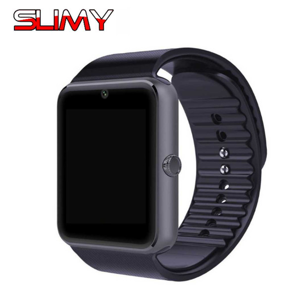 Slimy GT08 Smart Watch Bluetooth Smartwatch Wristwatch for Apple iPhone IOS Android Phone Intelligent Clock Sport Watch PK DZ09