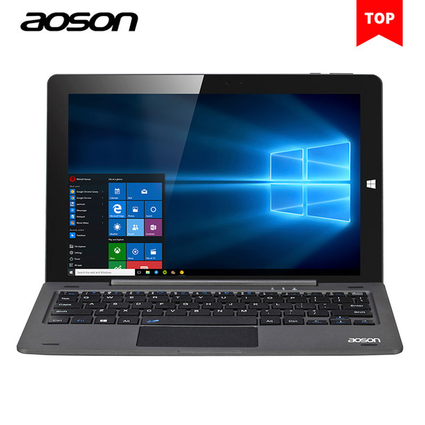 10.1 inch Portable Laptop Windows 10 Tablet PC Quad Core 64GB/4GB Aoson R105 Cherry Trail Z8300 1280*800 With Keyboard GPS HDMI