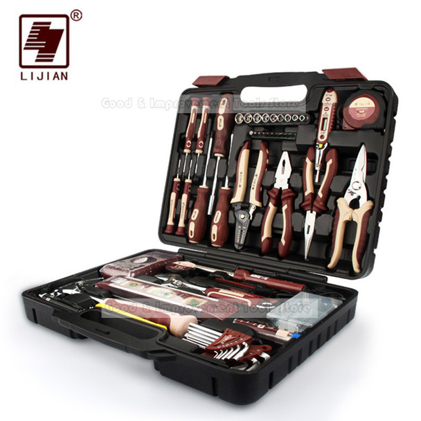 121pcs Tool combination Multi-functional home maintenance tools wrench hardware hand tools set box suite Electrical hand tools