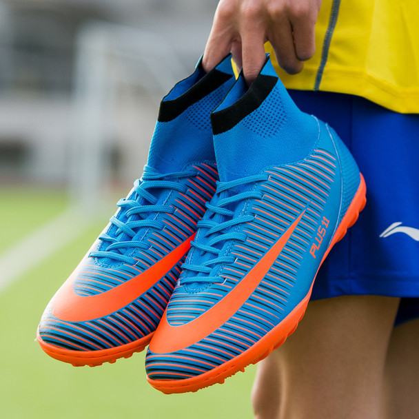 Sufei Soccer Shoes TF High Ankle Professional Football Boots Suferfly FG Cheap Futsal Sock Cleats Training Sport Sneakers Sufei Soccer Shoes TF High Ankle Professional Football Boots Suferfly FG Cheap Futsal Sock Cleats Training Sport Sneakers