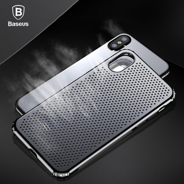Baseus Creative Hollow Case For iPhone X Luxury Smooth Hard Plastic Case For iPhone X Cases Anti Knock Phone Cover