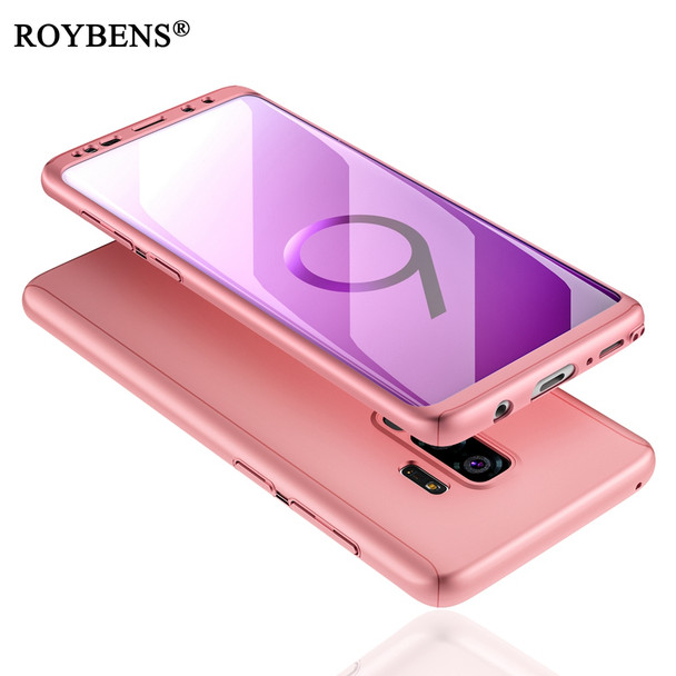 360 Full Protection Case For Samsung Galaxy S9 S9Plus Ultra Thin Slim Matte Hard Cover For Samsung S9 Plus Soft Screen Protector