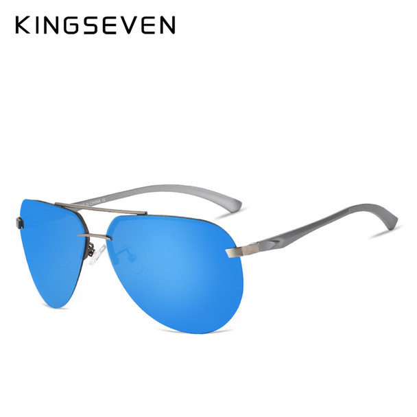 kingseven Aluminum magnesium HD polarized aviation Sunglasses women men driving sun Glasses vintage oculos de sol 